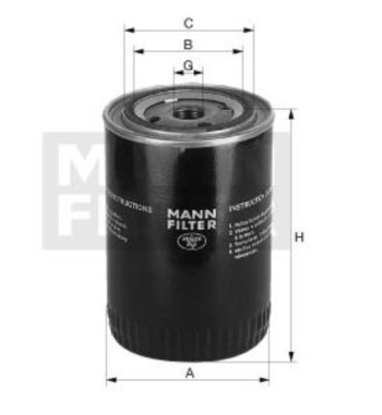 FILTRO ACEITE W11102/4 MANN